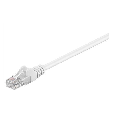 Goobay | CAT 5e | Network cable | Unshielded twisted pair (UTP) | Male | RJ-45 | Male | RJ-45 | White | 15 m